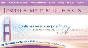 Cirugia Plastica San Francisco, Dr. Joseph Mele, MD, FACS, Cirujano Plastico