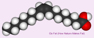 Cis Fat (Oleic Acid) is a mono unsaturated fatty acid found naturally in both vegetable and animal fat.