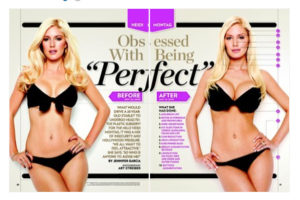 Heidi Montage as she appeared in January 25, 2010 issue of People Magazine