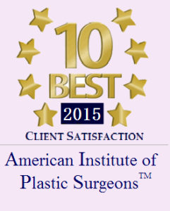 Dr. Mele is humbled to receive the 10 Best 2015 Client Satisfaction Award from the American Institute of Plastic Surgeons.