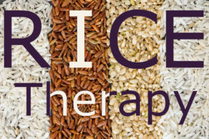 RICE = Rest Ice Compression Elevation