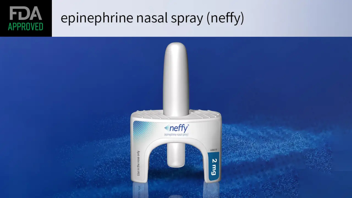 Neffy nasal epinephrine spray is now FDA approved for anaphylaxis (severe allergic reactions).